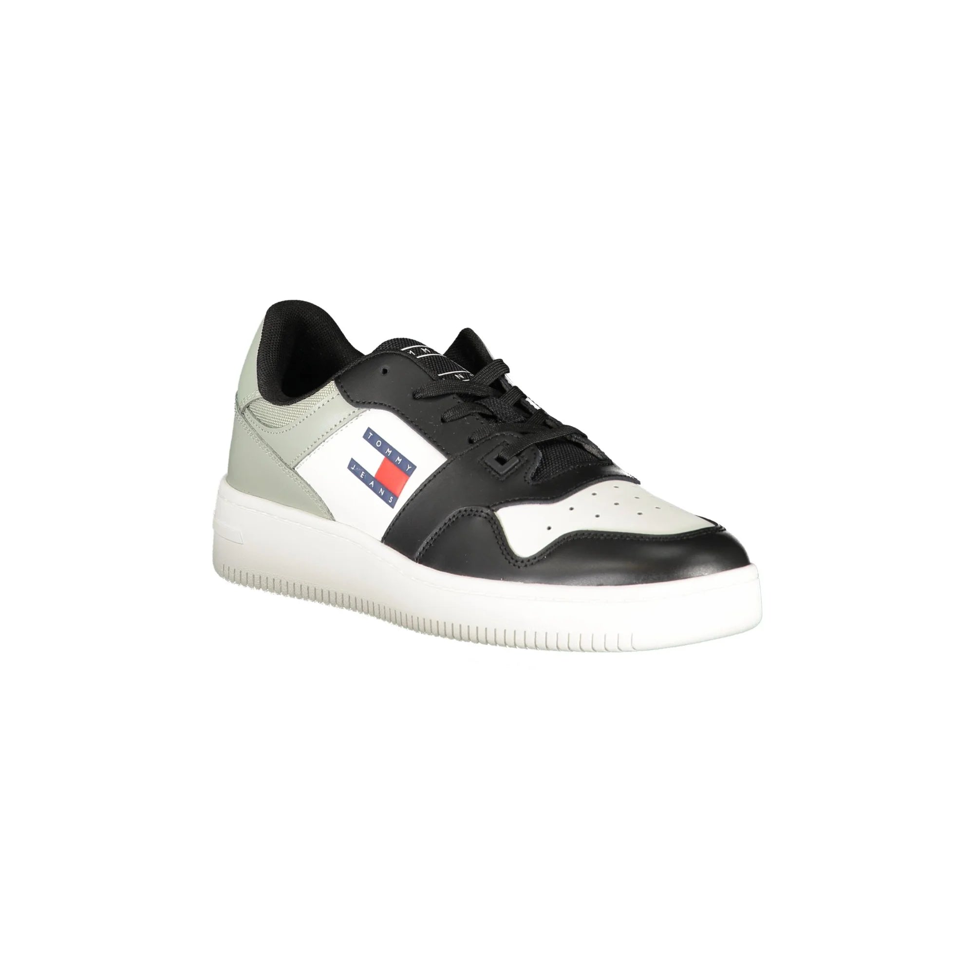 TOMMY HILFIGER Sneakers Uomo Nere con Lacci e Logo nero - vista 2