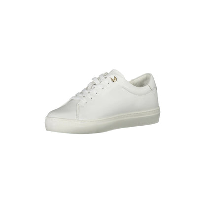 TOMMY HILFIGER Scarpe Sneakers Donna Bianche con Lacci e Logo bianco - vista 3