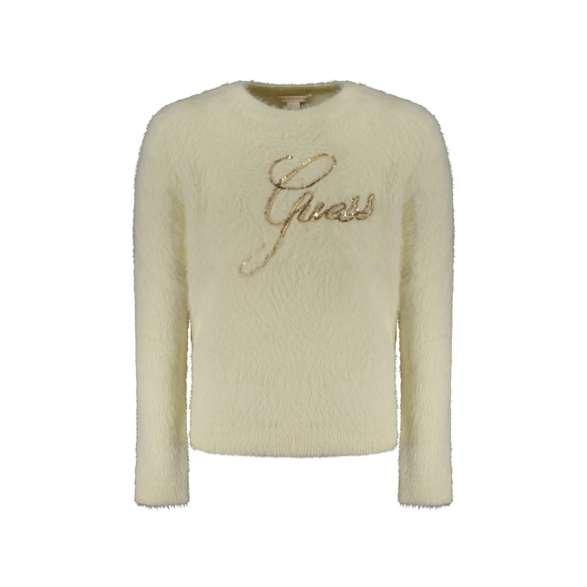 GUESS JEANS MAGLIA BAMBINA BIANCO