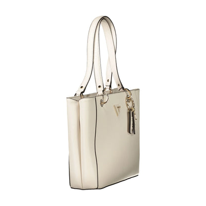 Guess Jeans Borsa a Spalla Donna beige Logo Borse - vista 3