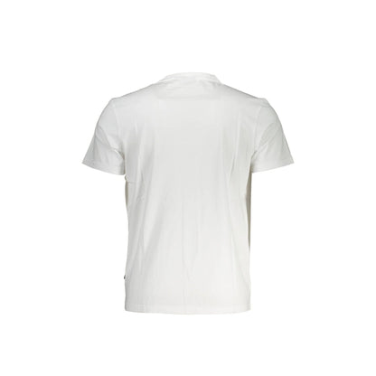 Napapijri T-Shirt Maniche Corte Uomo Bianca Ricamo bianco - vista 2