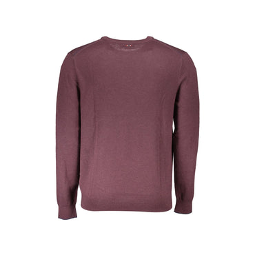 Napapijri Maglione Uomo Viola Ricamo Maglie - vista 2