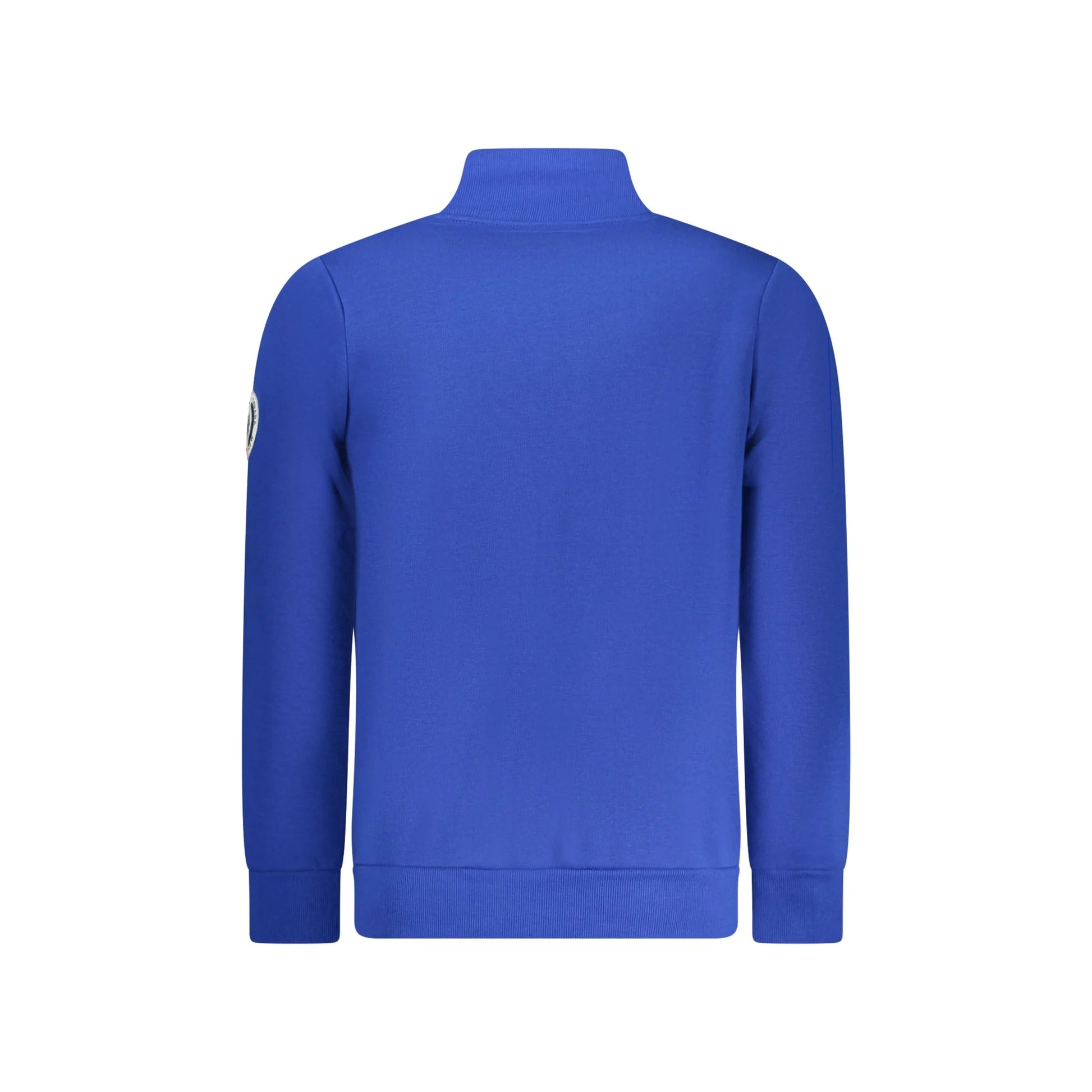 Norway 1963 Felpa Uomo Blu con Zip Felpata Applicazione Logo Felpe - vista 2
