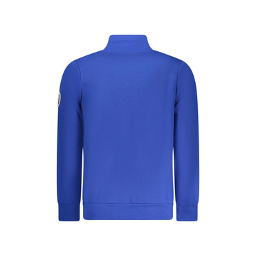 Norway 1963 Felpa Uomo Blu con Zip Felpata Applicazione Logo Felpe - vista 2