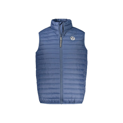 North Sails Smanicato Uomo Blu con Logo Giubbotti e Giacche - foto prodotto