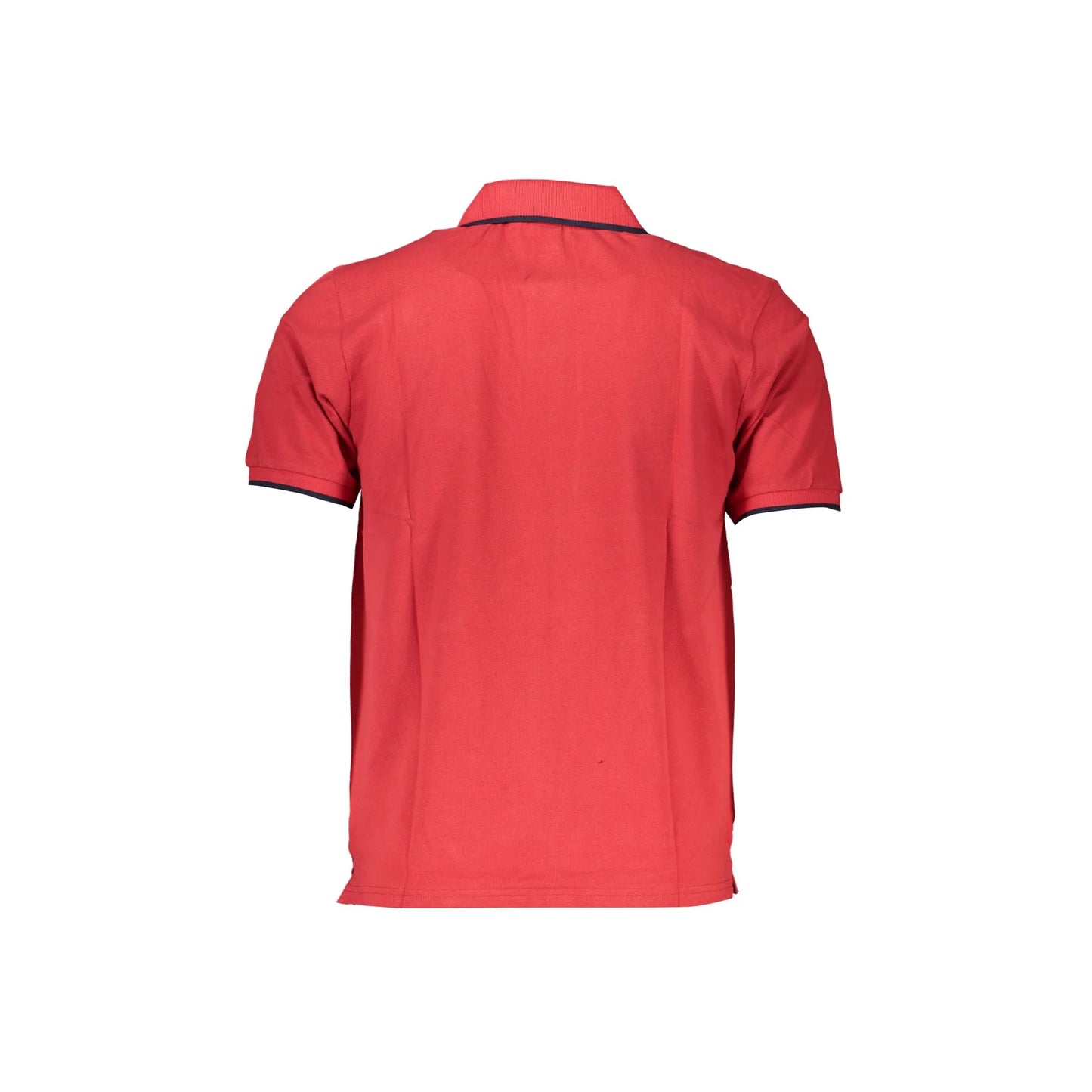 North Sails Polo Maniche Corte Uomo Rossa Stampa Logo rosso - vista 2