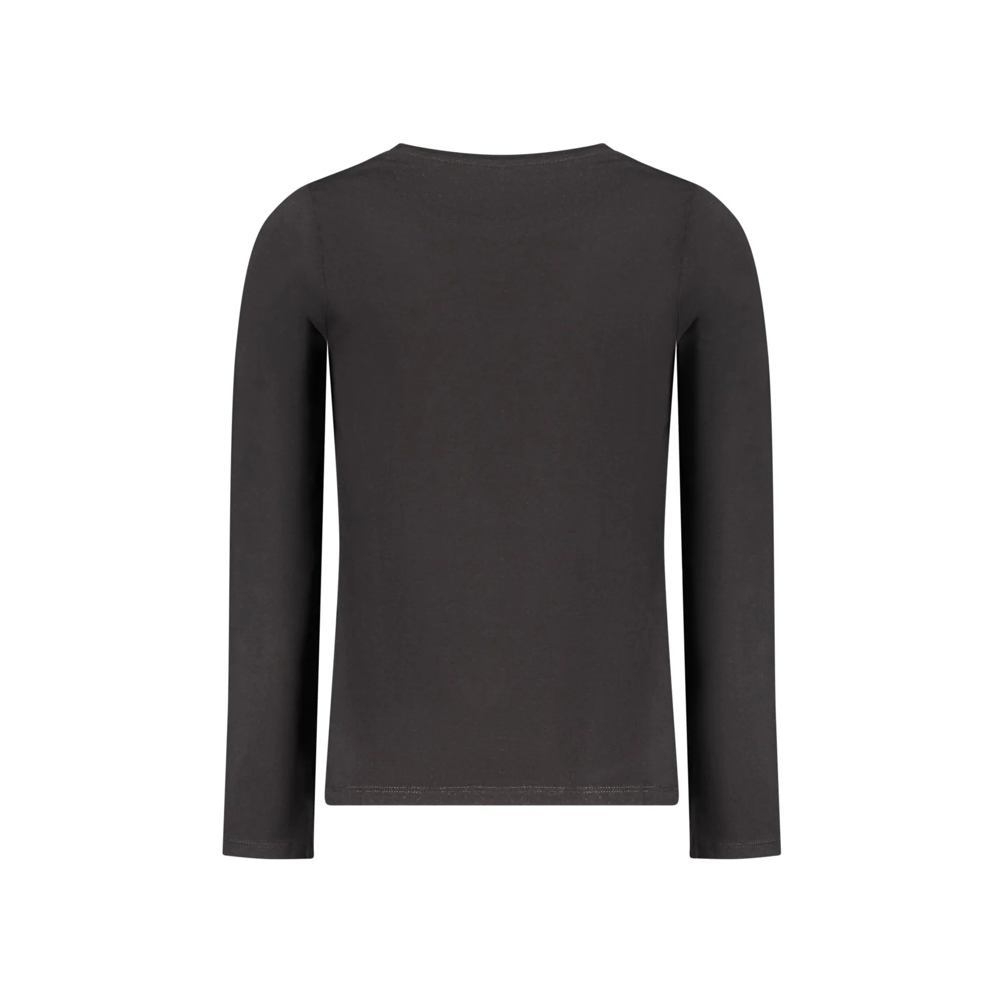GUESS JEANS T-SHIRT MANICHE LUNGHE BAMBINA NERO