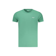 Pepe Jeans T-Shirt Μανίκια Κοντά Ανδρική Πράσινη Εκτύπωση Λογότυπο