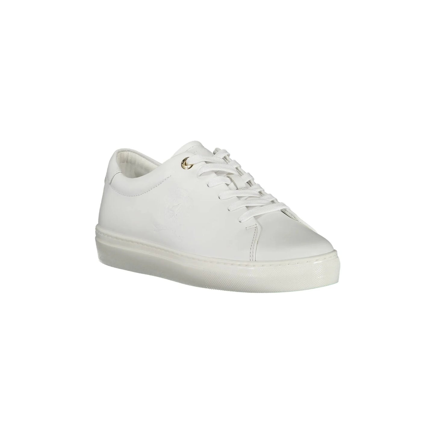 TOMMY HILFIGER Scarpe Sneakers Donna Bianche con Lacci e Logo bianco - vista 2