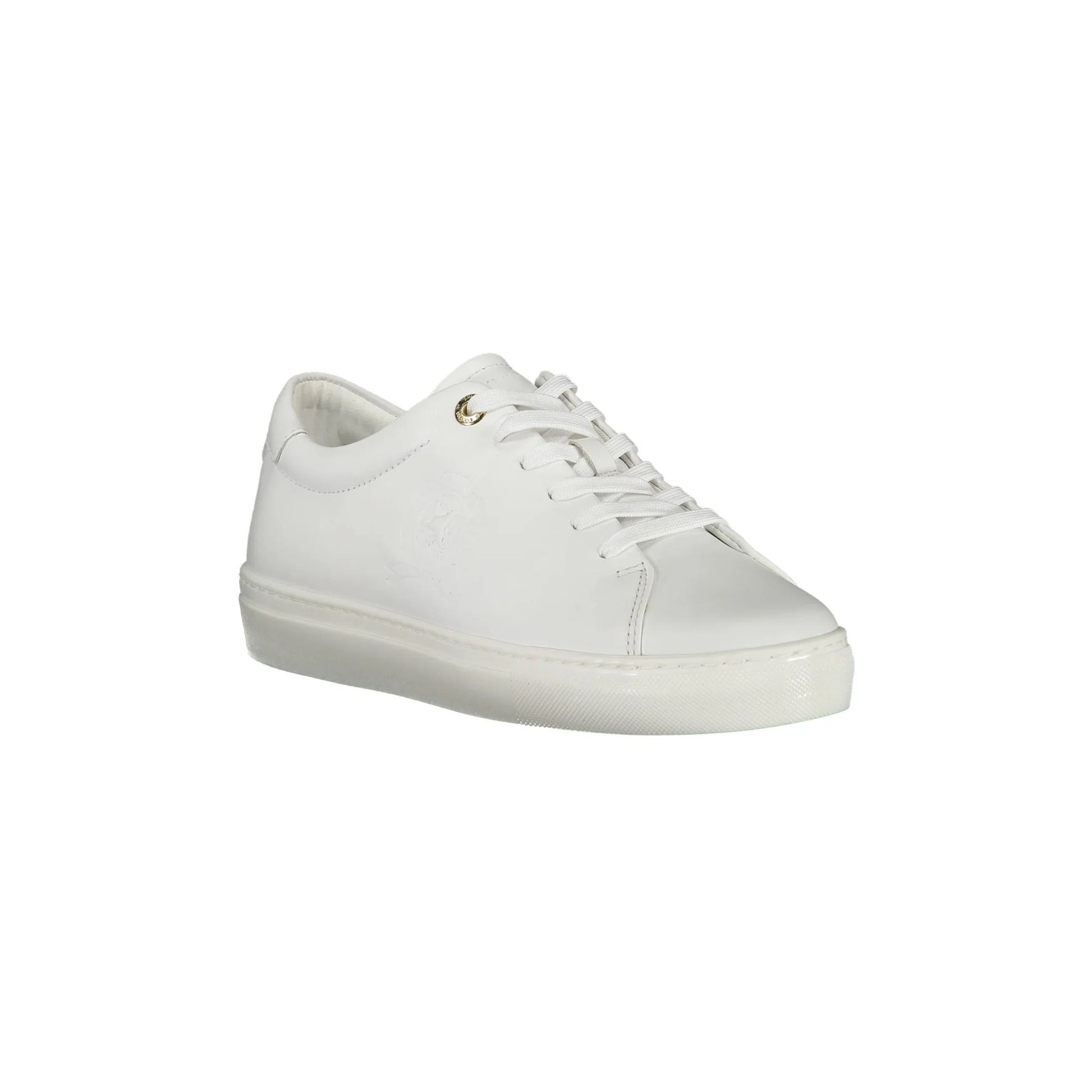 TOMMY HILFIGER Scarpe Sneakers Donna Bianche con Lacci e Logo bianco - vista 2