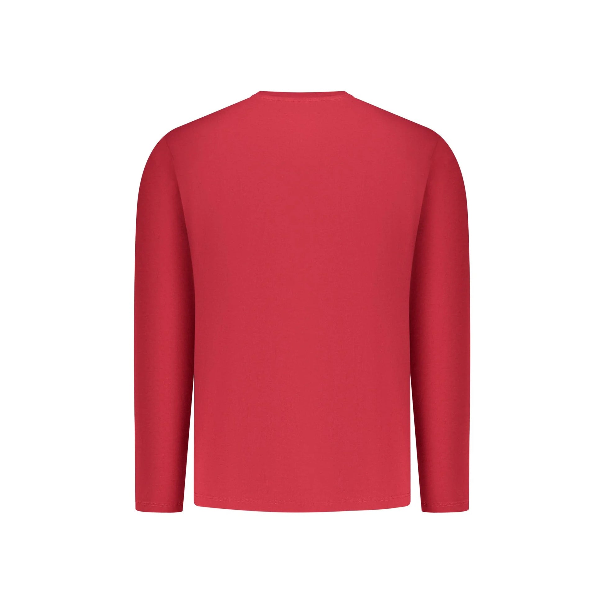 Pepe Jeans T-Shirt Maniche Lunghe Uomo Rossa Stampa rosso - vista 2