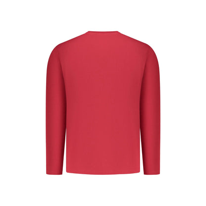 Pepe Jeans T-Shirt Maniche Lunghe Uomo Rossa Stampa rosso - vista 2