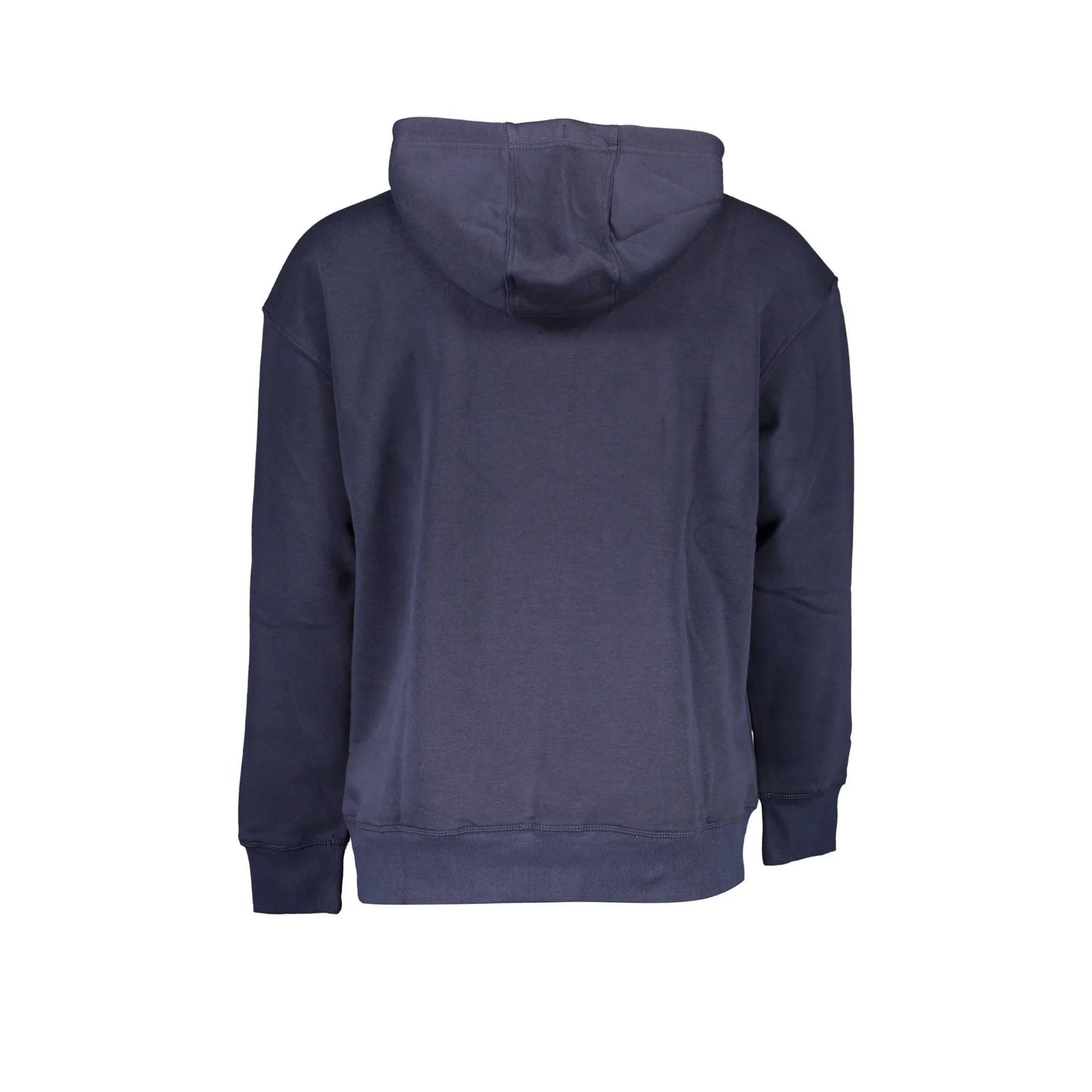 Tommy Hilfiger Felpa Uomo Blu Cappuccio Tascone Ricamo Logo Felpe - vista 2