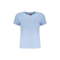 Tommy Hilfiger T-Shirt Kratki Rukavi Ženska Plava S Otisakom Logotipa