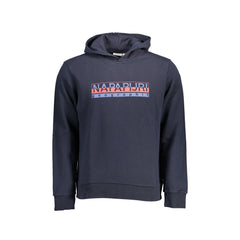 Napapijri Sudadera de Manga Larga Hombre Azul Estampado