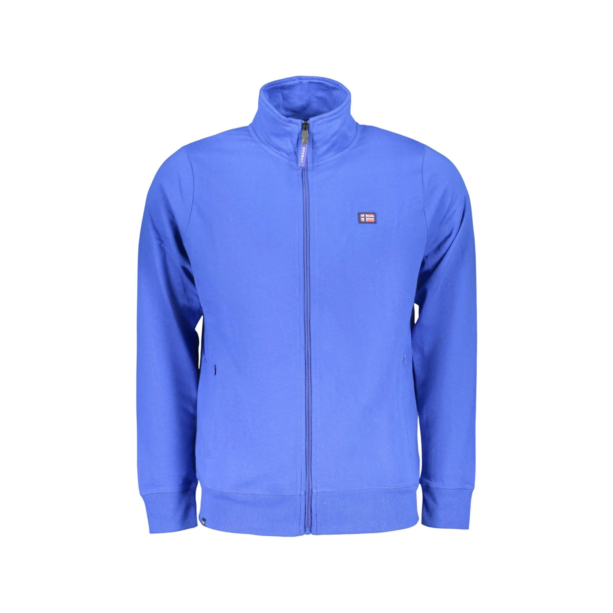 NORWAY 1963 FELPA CON ZIP UOMO BLU