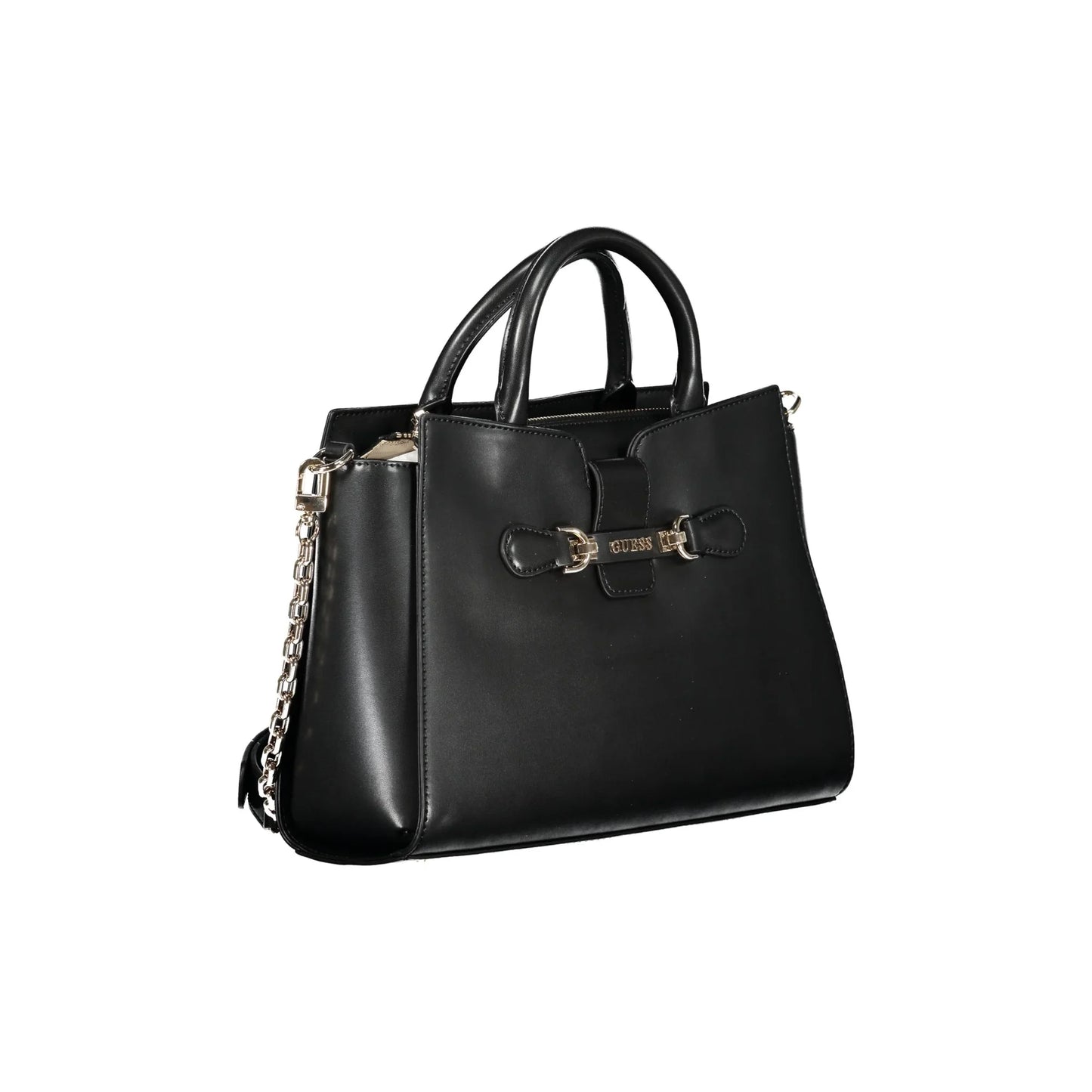 Guess Jeans Borsa a Tracolla Donna Nera Logo Borse nero - vista 3