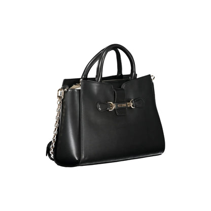 Guess Jeans Borsa a Tracolla Donna Nera Logo Borse nero - vista 3