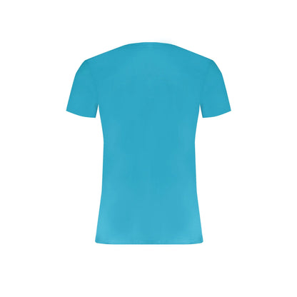 Trussardi T-Shirt Maniche Corte Uomo Azzurra Stampa Logo azzurro - vista 2