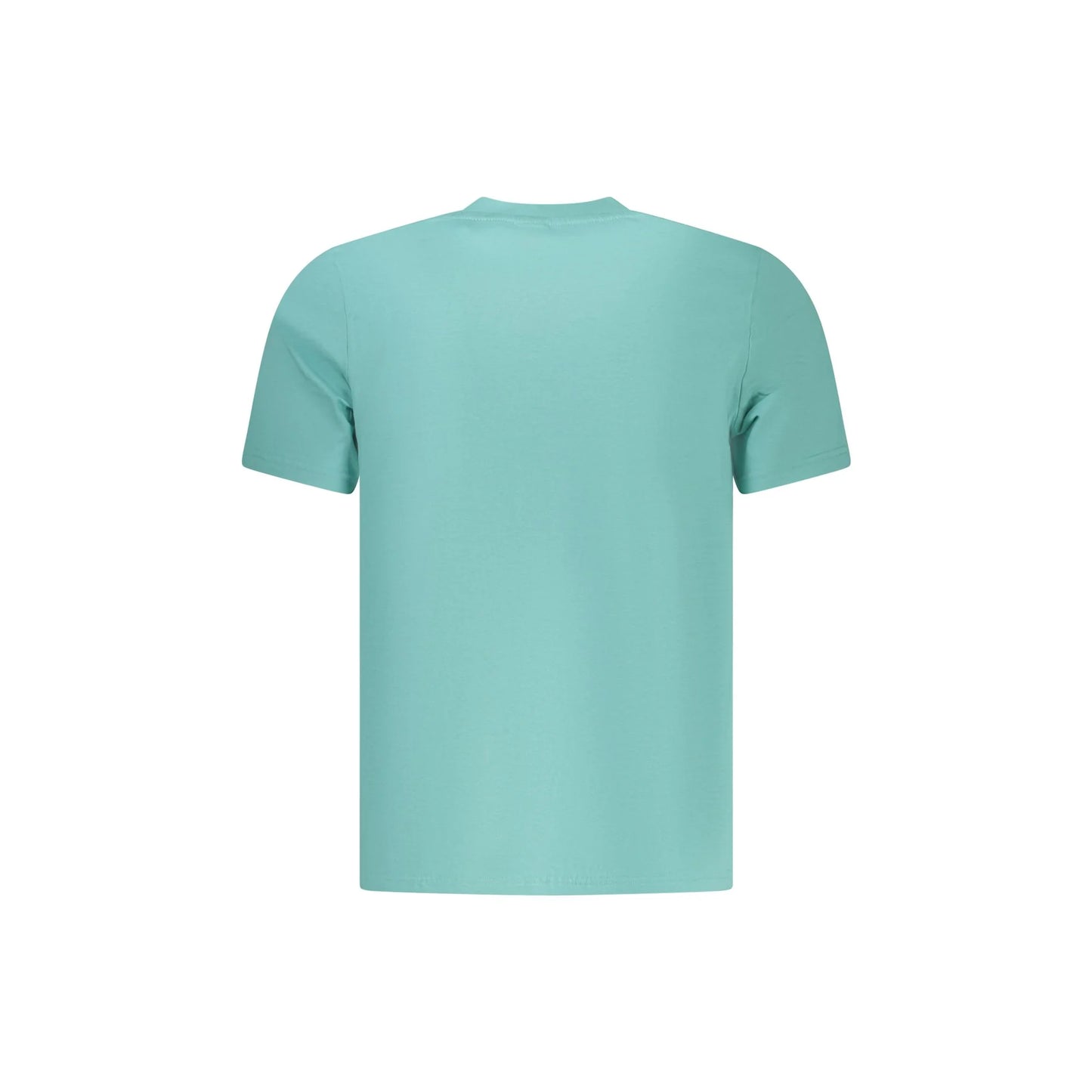 North Sails T-Shirt Uomo Azzurra Girocollo Cotone Logo azzurro - vista 2