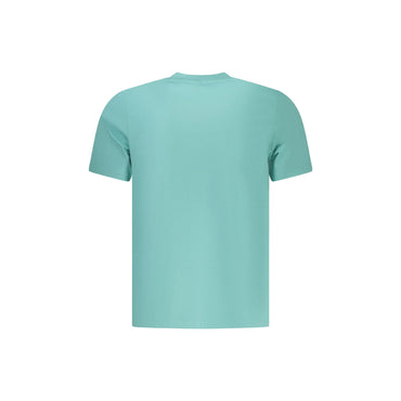 North Sails T-Shirt Uomo Azzurra Girocollo Cotone Logo azzurro - vista 2
