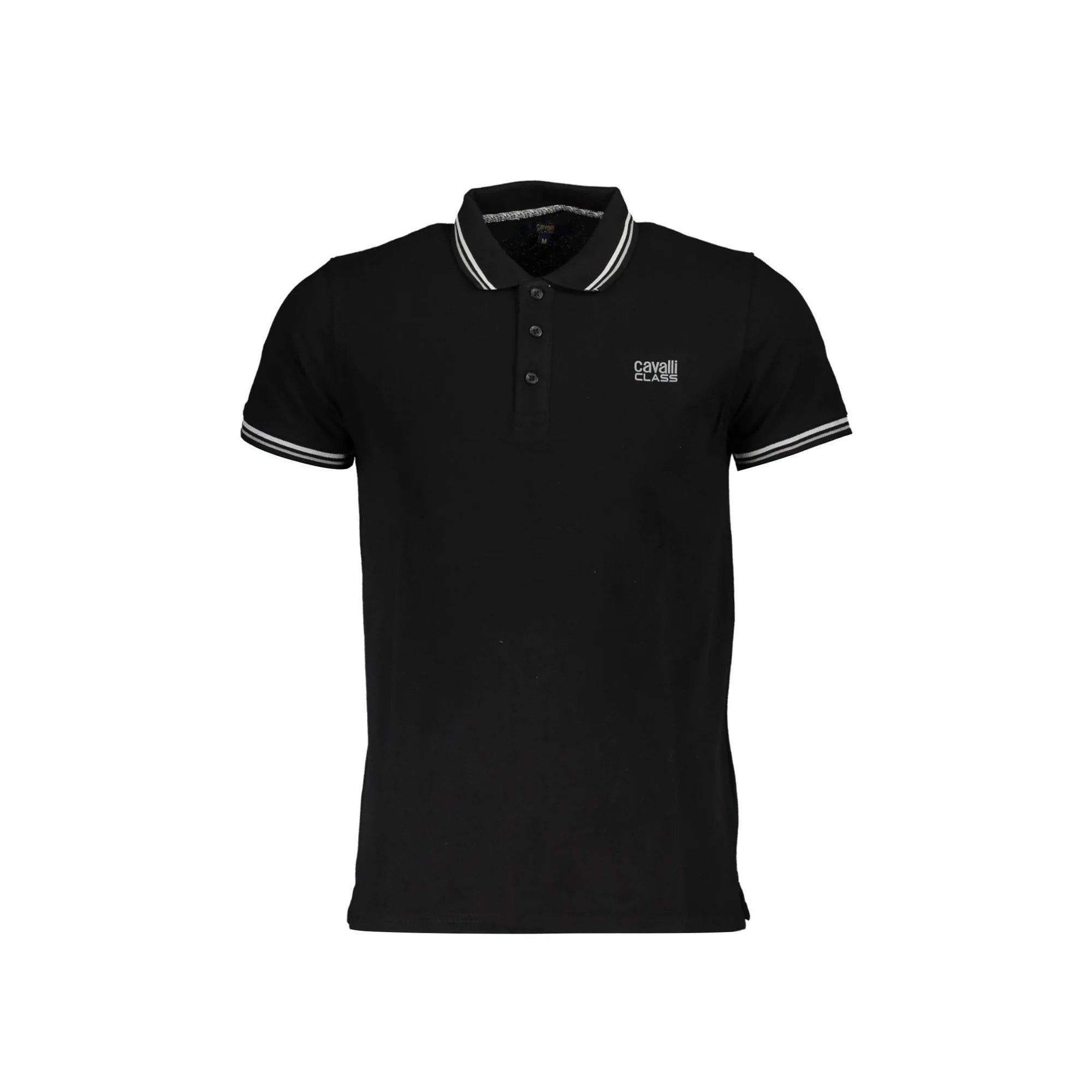 CAVALLI CLASS POLO MANICHE CORTE UOMO NERO