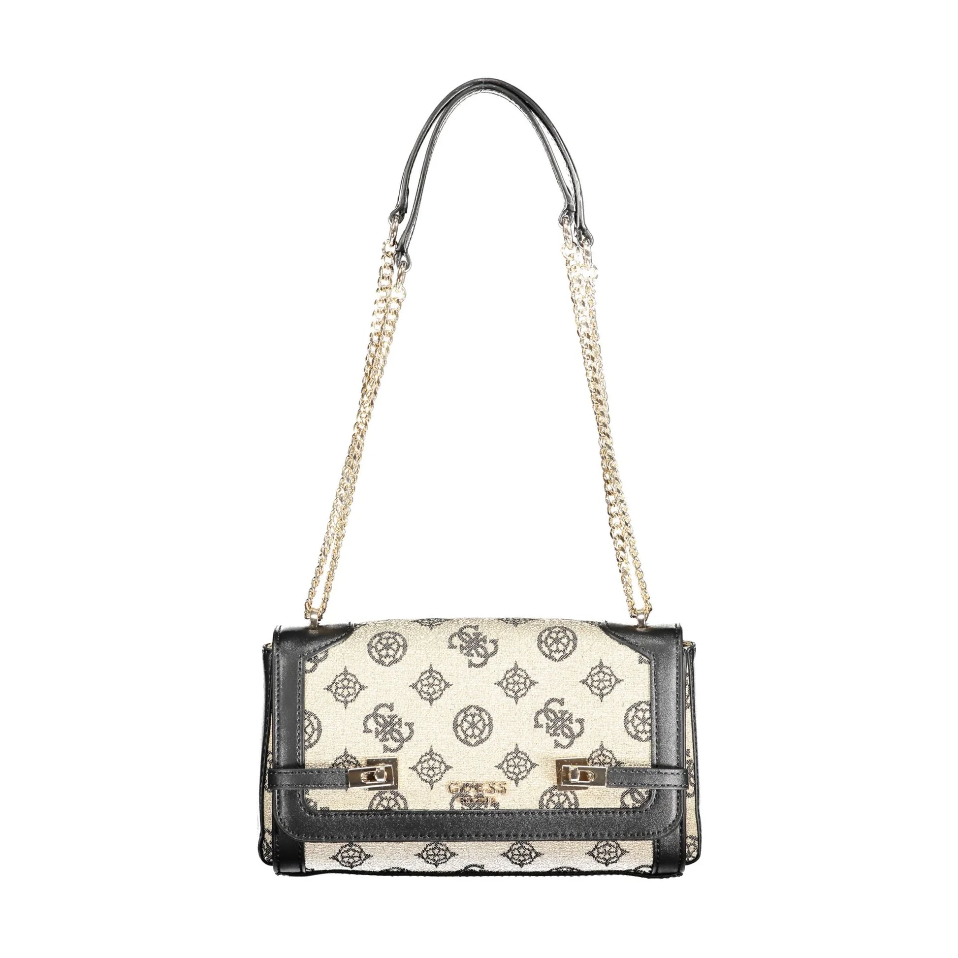 GUESS JEANS Borsa Donna Loralee Nera a Spalla con Catena Borse Nero - foto prodotto
