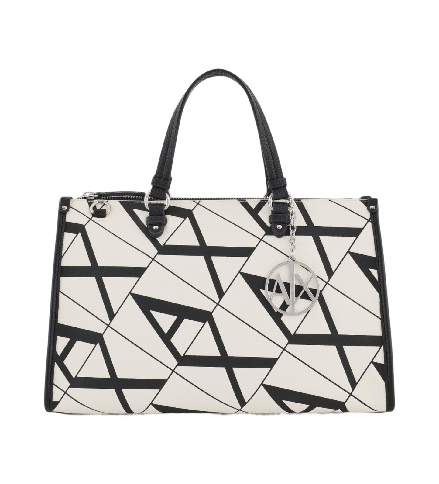 Borsa Donna Bauletto Armani Exchange Gynger con Tracolla Bianco Nero Borse - foto prodotto