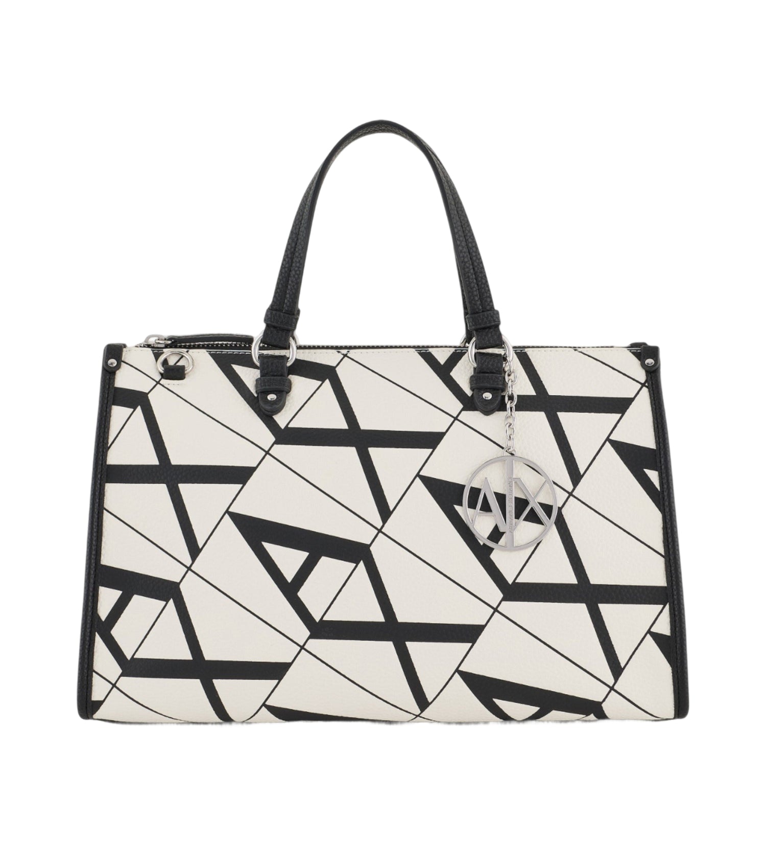 Borsa Donna Bauletto Armani Exchange Gynger con Tracolla Bianco Nero Borse - foto prodotto