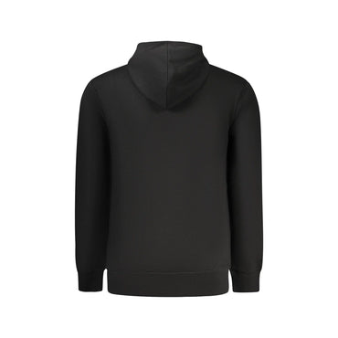 Fila Felpa Uomo Nera Cappuccio Garzata Ricamo Logo Felpe nero - vista 2