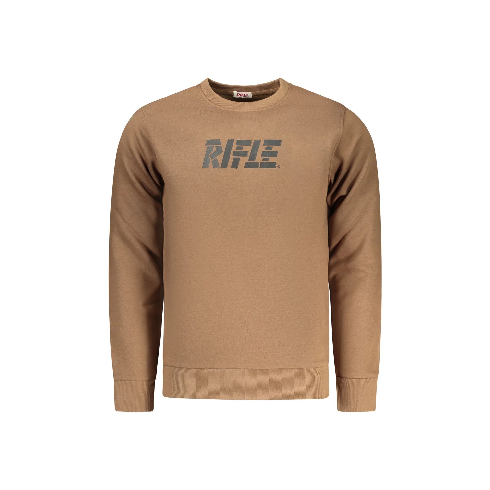 RIFLE FELPA SENZA ZIP UOMO MARRONE