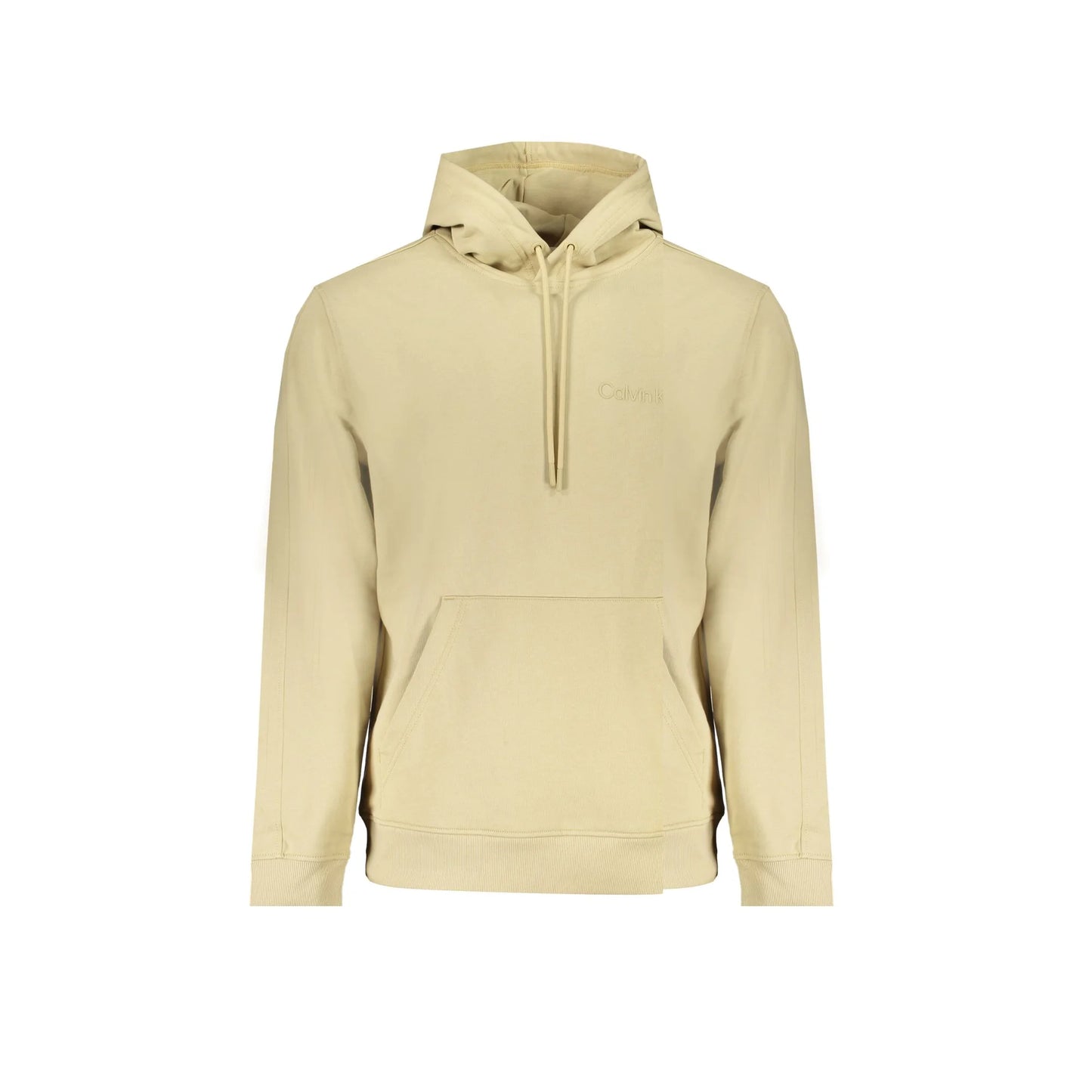 Calvin Klein Felpa Maniche Lunghe Uomo Beige Stampa Logo Felpe - foto prodotto