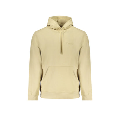Calvin Klein Felpa Maniche Lunghe Uomo Beige Stampa Logo Felpe - foto prodotto