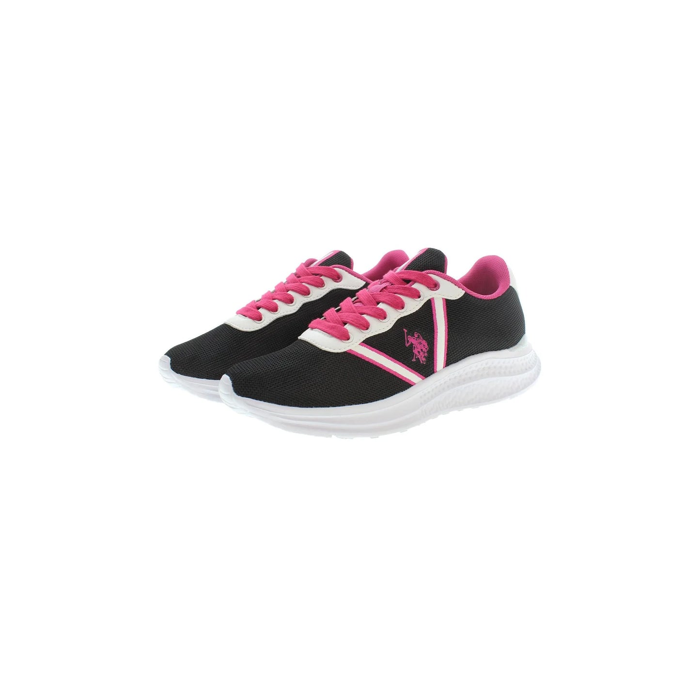 U.S. Polo Best Price Sneakers Donna Nere Dettagli a Contrasto nero - vista 3