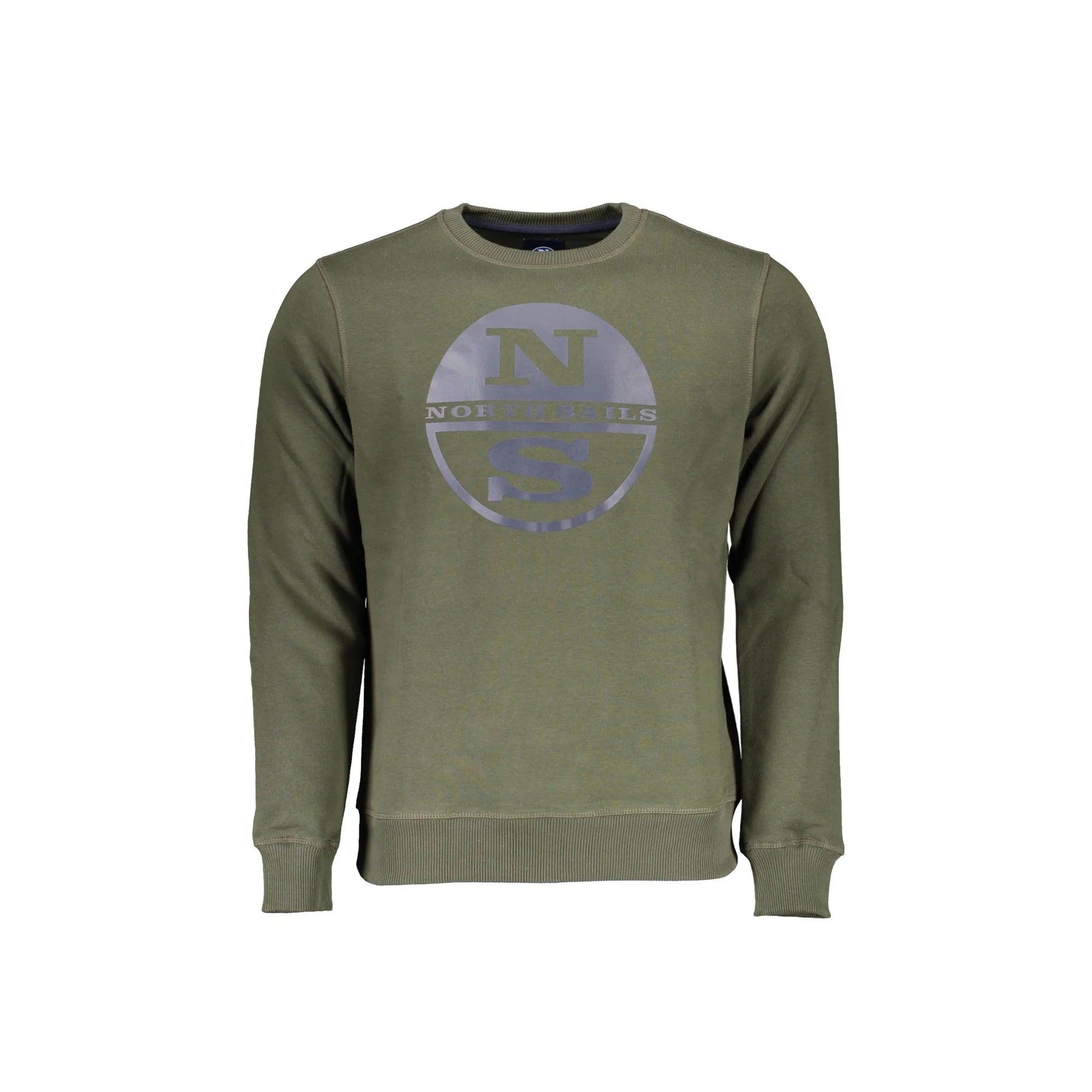 NORTH SAILS FELPA SENZA ZIP UOMO VERDE