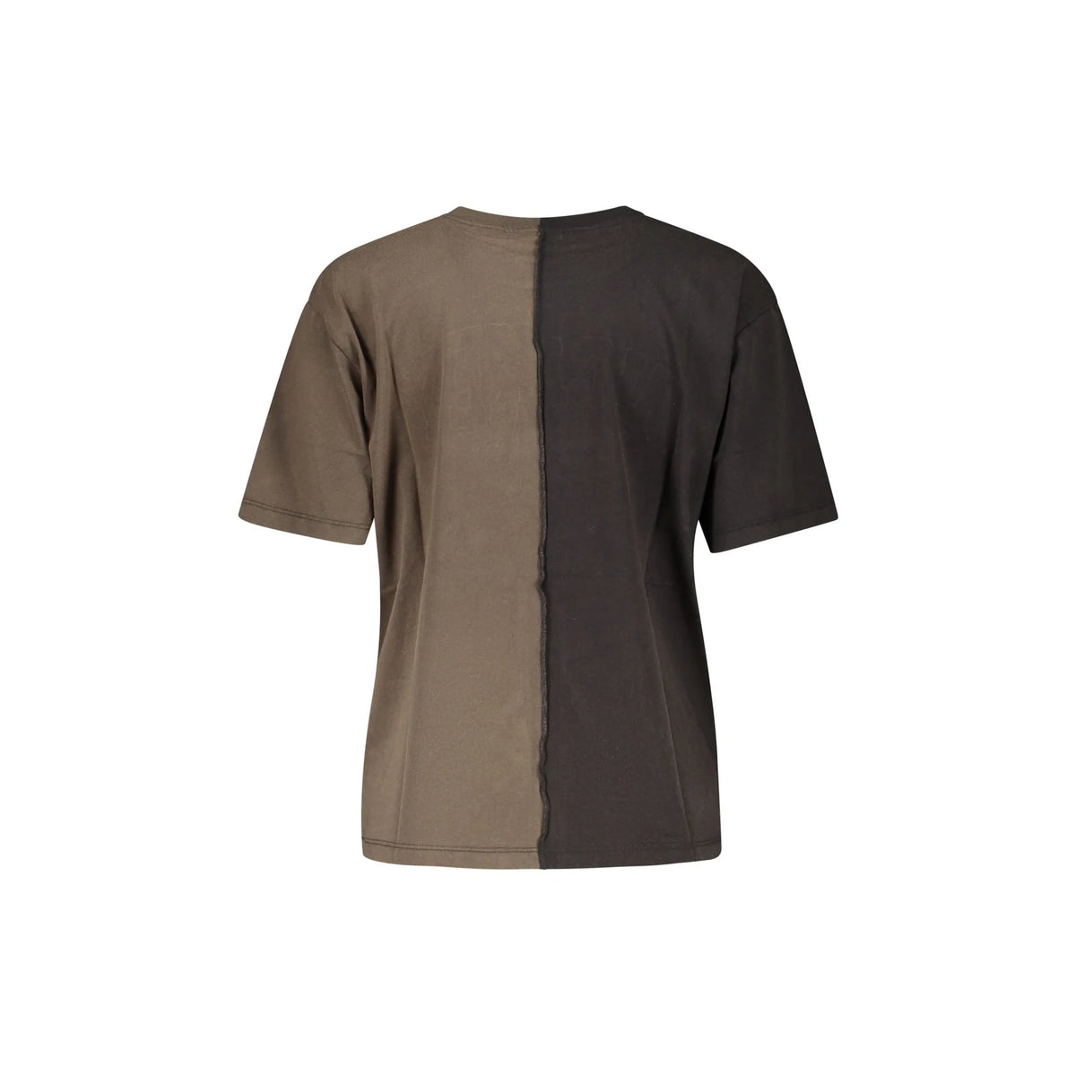 DESIGUAL T-SHIRT MANICHE CORTE DONNA NERO