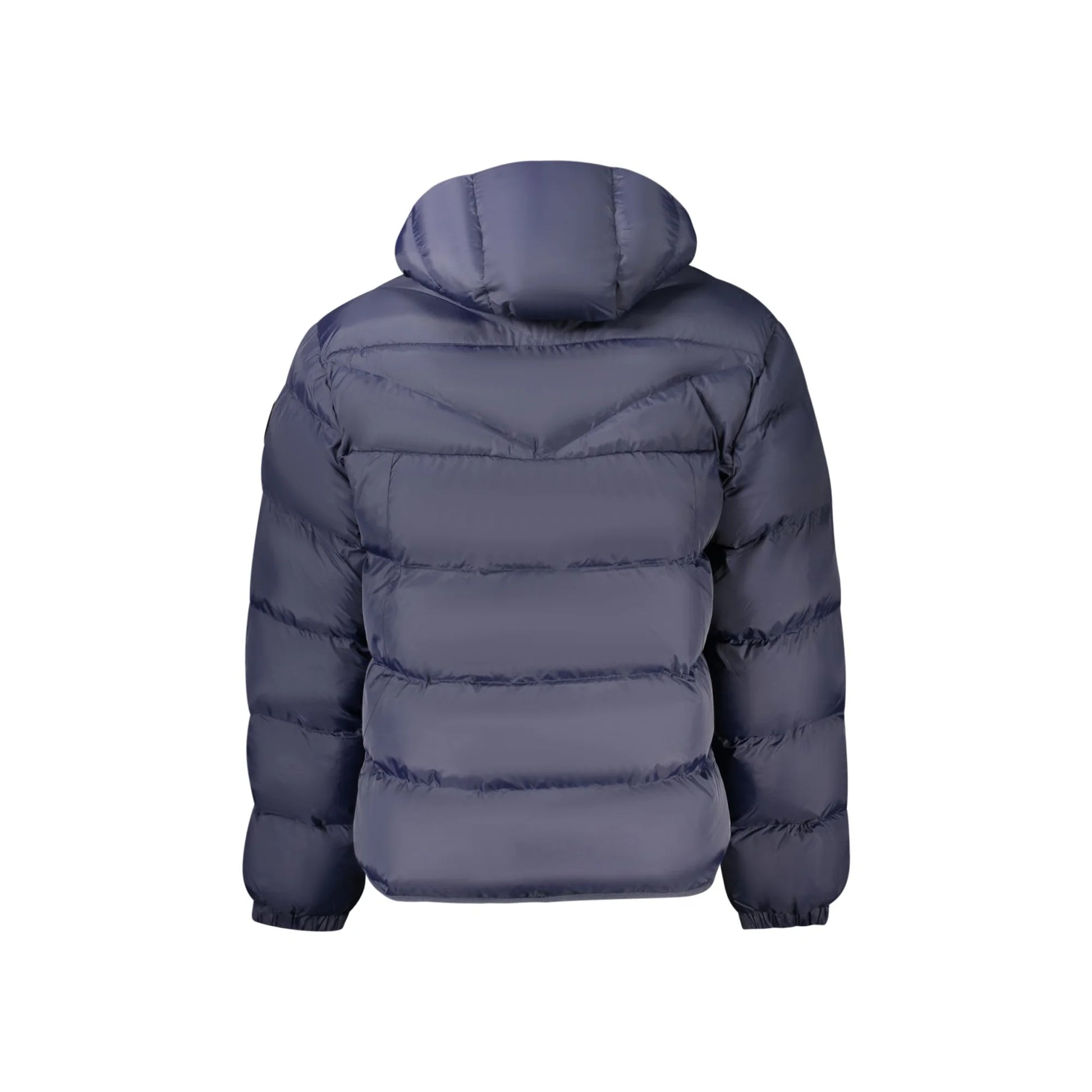 Napapijri Giubbotto Uomo Blu con Cappuccio Relaxed Fit e Dettagli Logo Giubbotti e Giacche - vista 2