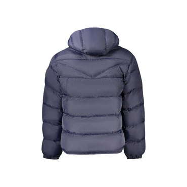 Napapijri Giubbotto Uomo Blu con Cappuccio Relaxed Fit e Dettagli Logo Giubbotti e Giacche - vista 2