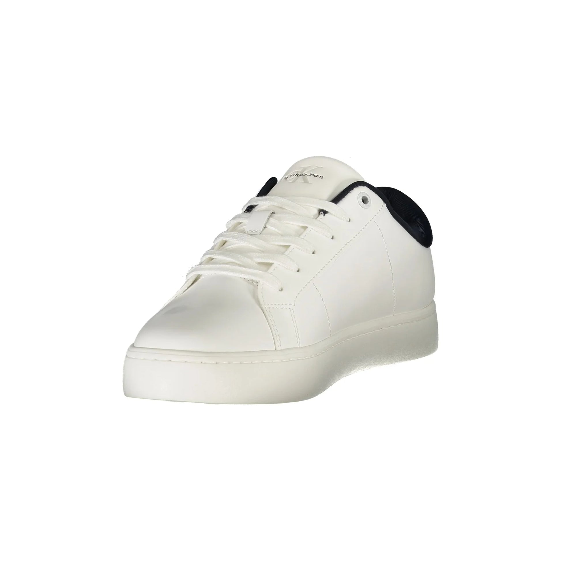 CALVIN KLEIN Scarpe Sneakers Uomo Bianche con Dettagli Blu bianco - vista 3