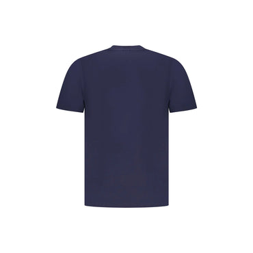 North Sails T-Shirt Uomo Blu Maniche Corte Stampa Logo - vista 2