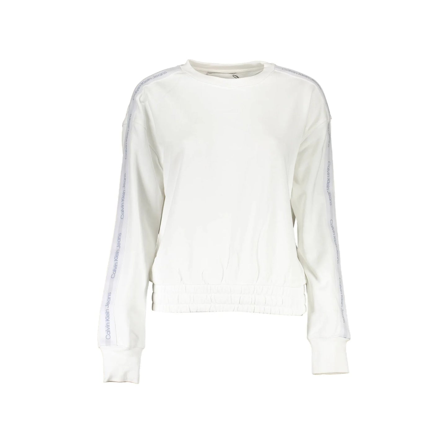 Calvin Klein Felpa Maniche Lunghe Donna Bianca Ricamo Felpe Bianco - foto prodotto