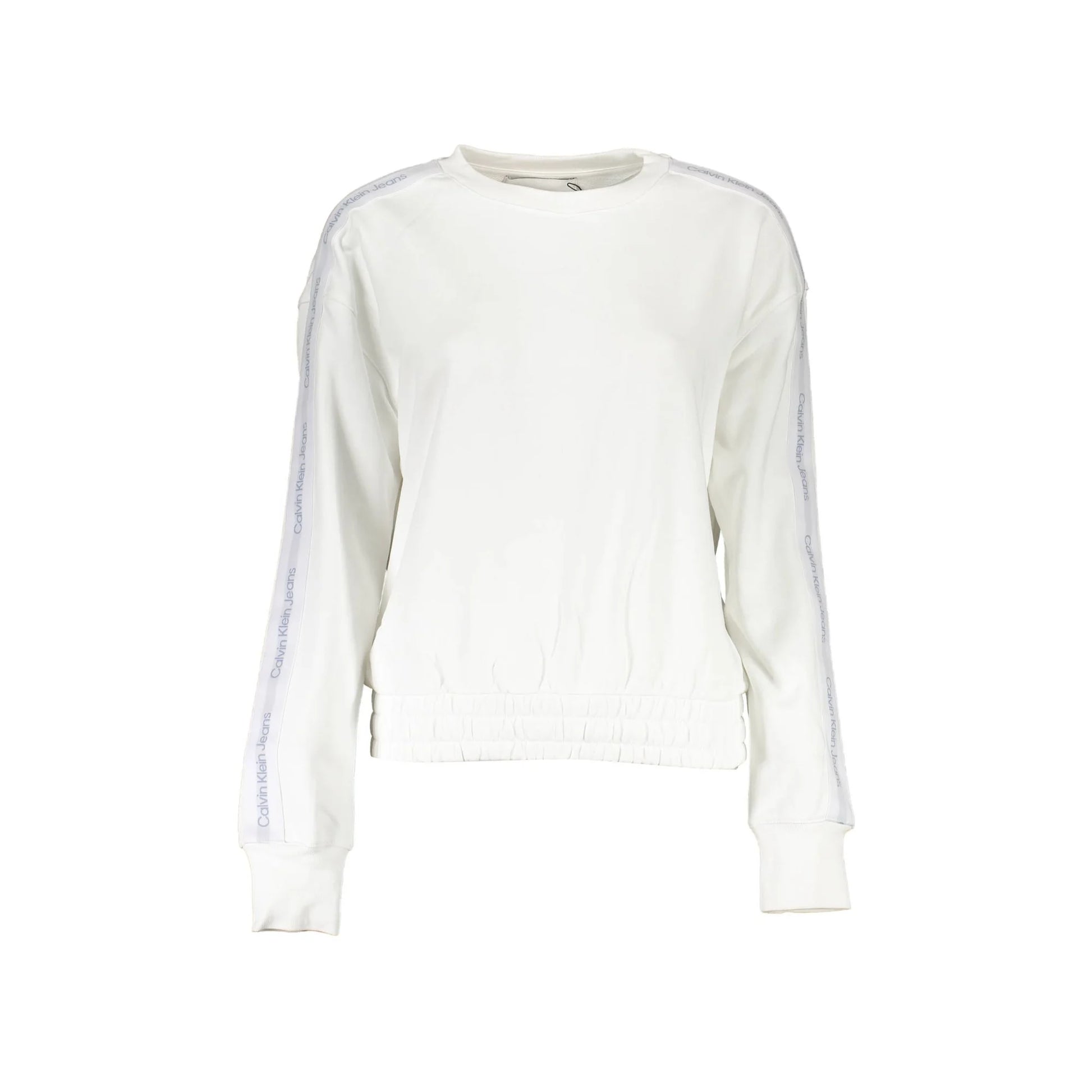 Calvin Klein Felpa Maniche Lunghe Donna Bianca Ricamo Felpe Bianco - foto prodotto