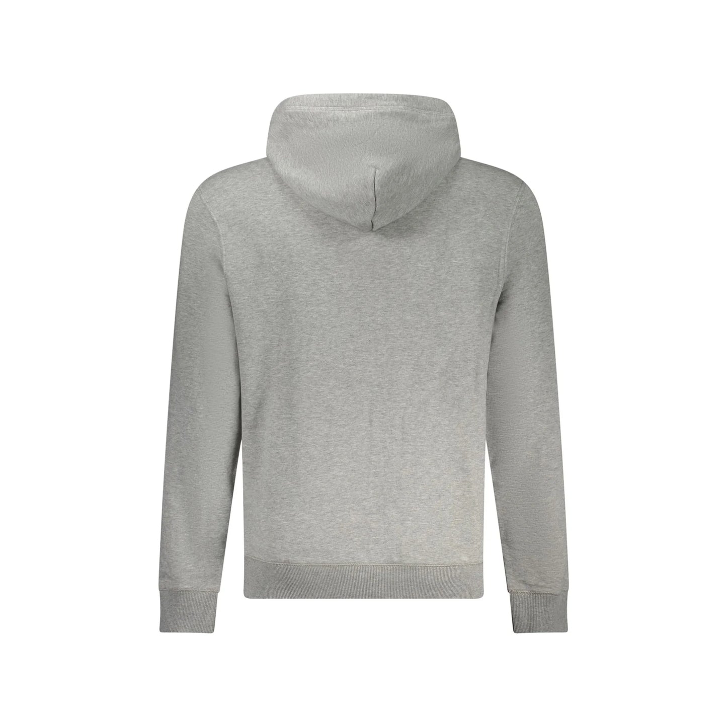Napapijri Felpa Maniche Lunghe Senza Zip Uomo Grigia Stampa Logo Felpe grigio - vista 2