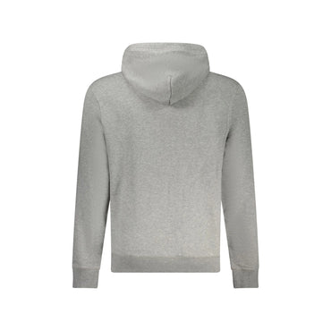 Napapijri Felpa Maniche Lunghe Senza Zip Uomo Grigia Stampa Logo Felpe grigio - vista 2