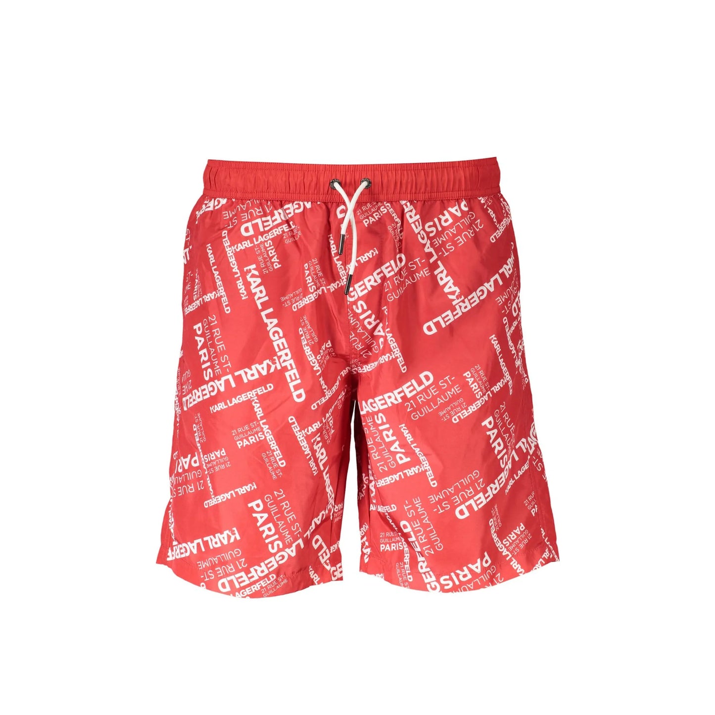 Karl Lagerfeld Beachwear Costume da Mare Uomo Rosso Logo - foto prodotto
