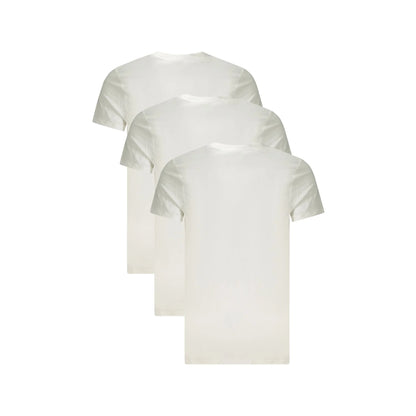 Calvin Klein T-Shirt Maniche Corte Uomo Bianca Ricamo Logo bianco - vista 2