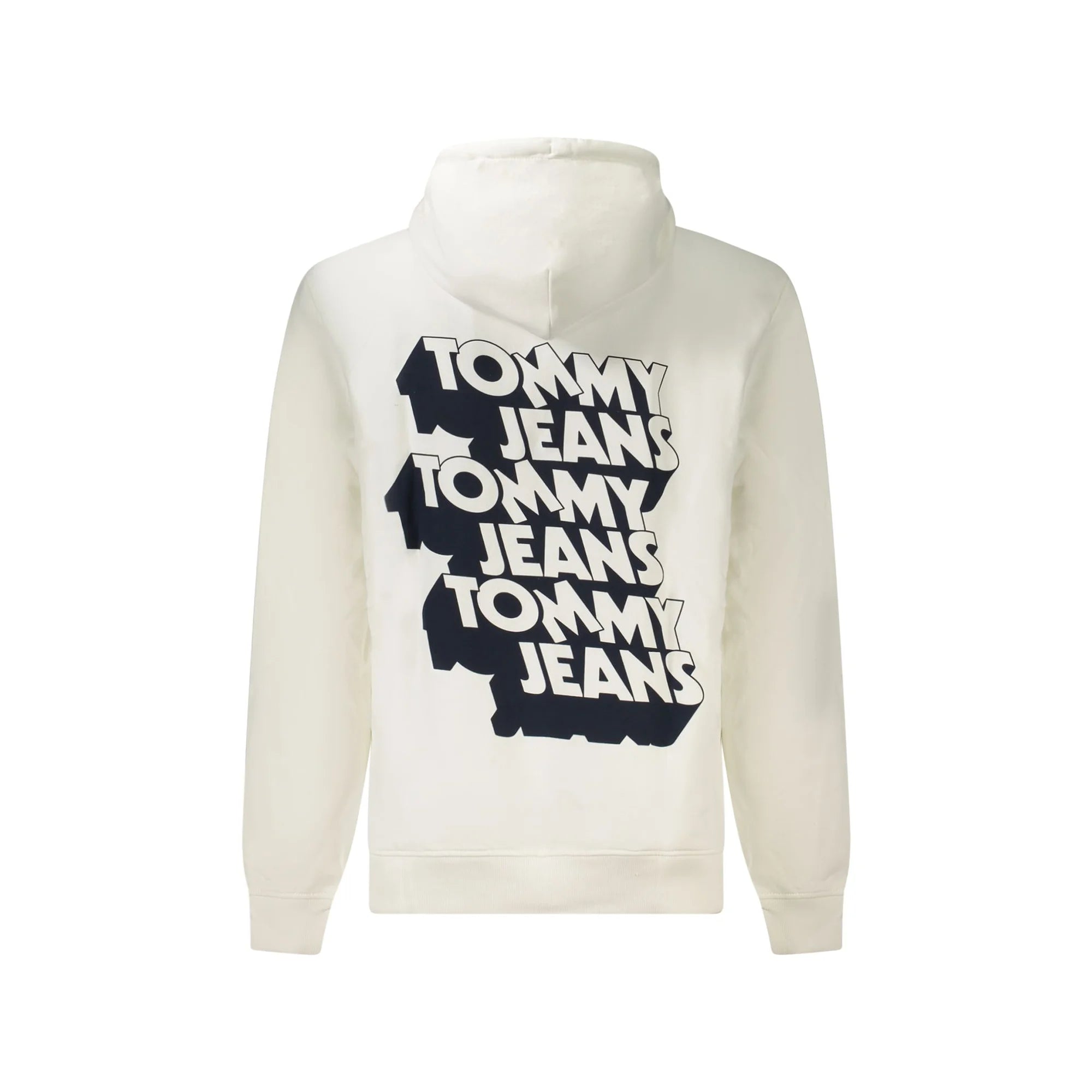 TOMMY HILFIGER FELPA SENZA ZIP UOMO BIANCO