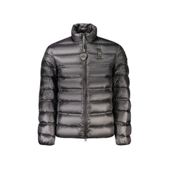 Blauer Giubbotto Maniche Lunghe Uomo Nero Logo