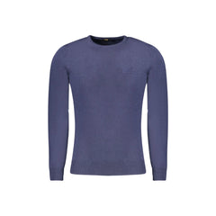 Cavalli Class Maglia Uomo Blu Girocollo con Logo