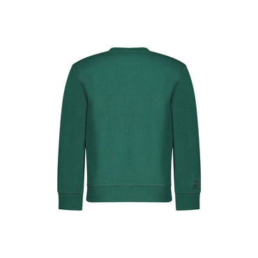 North Sails Felpa Bambino Verde Girocollo Felpata Logo Felpe unisex - vista 2